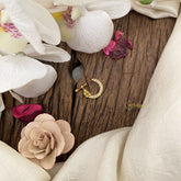 Vriksham Designer Gold Naths/Nose pin-White-G17524